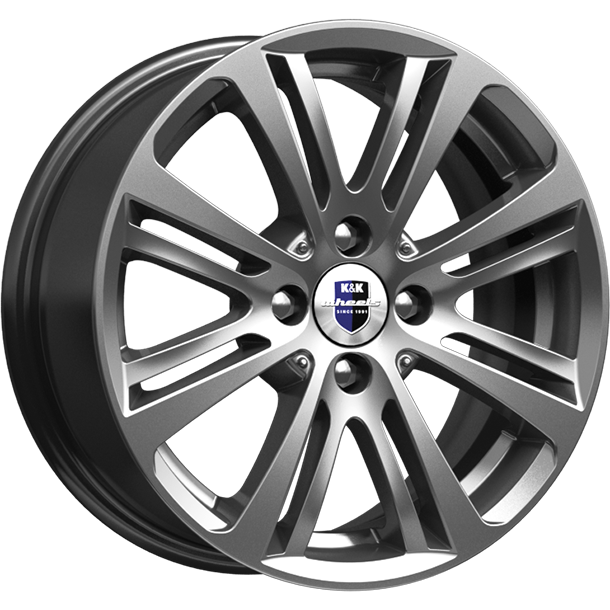 K&K Беринг 6.5x15 4*98 ET30 DIA58.6 Дарк платинум Литой