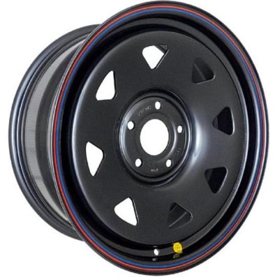 Off Road Wheels Jeep 8x16 5*127 ET0 DIA75.1 Black Штампованный