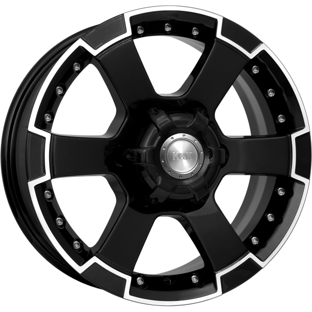 K&K M56 7x16 6*139.7 ET20 DIA110.1 Алмаз черный Литой