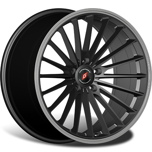 Inforged IFG36 8.5x20 5*108 ET45 DIA63.3 Black Machined Lip Литой
