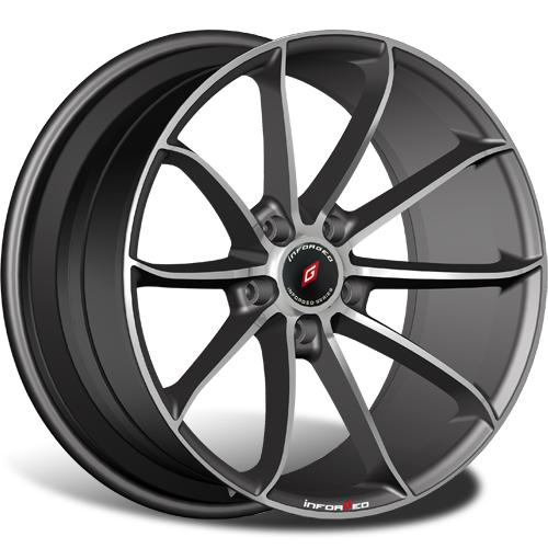Inforged IFG18 8x18 5*114.3 ET45 DIA67.1 Black Machined Литой
