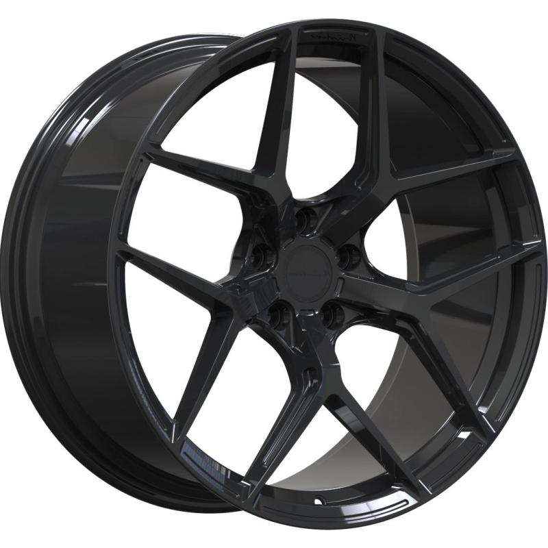 Brixton PF7 11x22 5*112 ET35 DIA66.6 Gloss Black Brushed Кованый