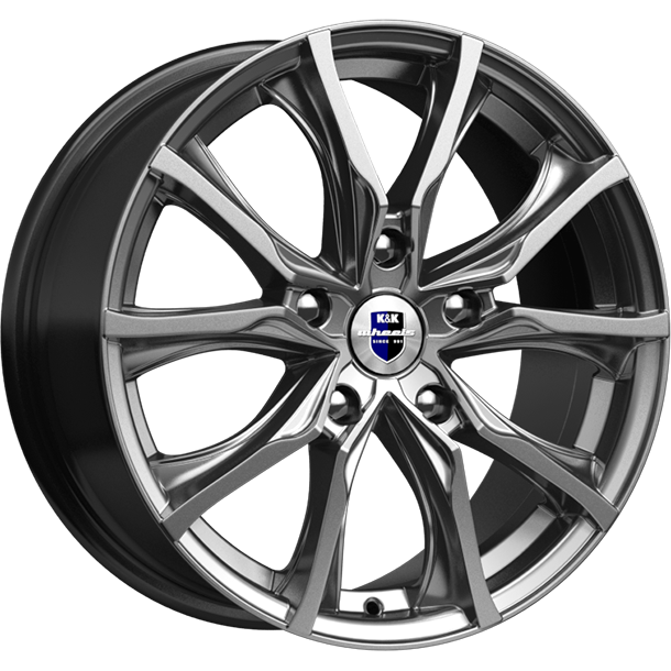K&K Твист 7.5x17 5*120 ET34 DIA72.6 Дарк платинум Литой