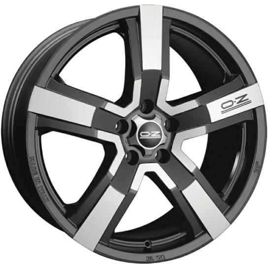 OZ Versilia 8x18 5*130 ET43 DIA71.6 Matt Black + Diamond Cut Литой
