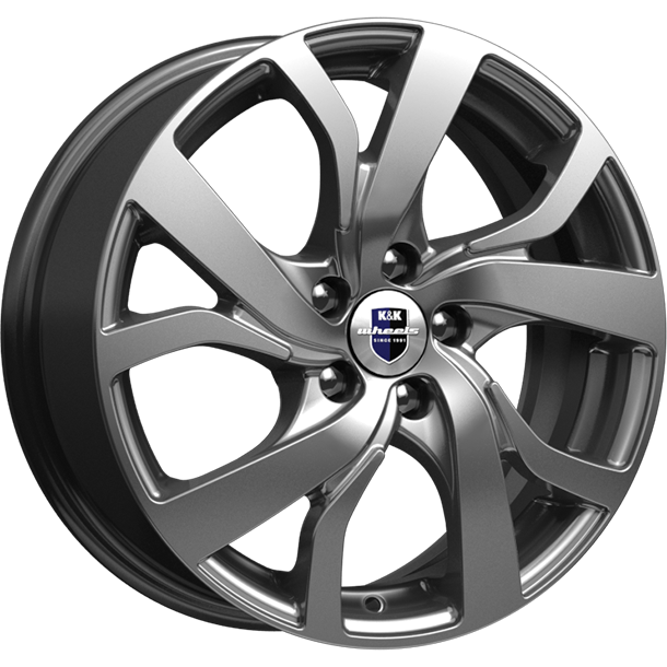 K&K Палермо 6x15 5*108 ET43 DIA67.1 Дарк платинум Литой