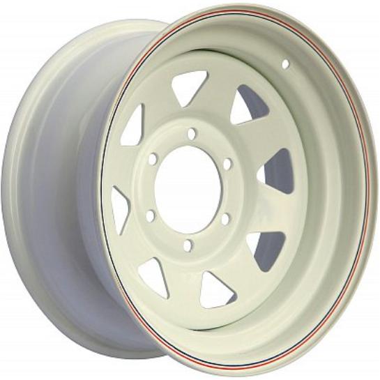 Off Road Wheels Niva 7x15 5*139.7 ET25 DIA98.5 White Штампованный