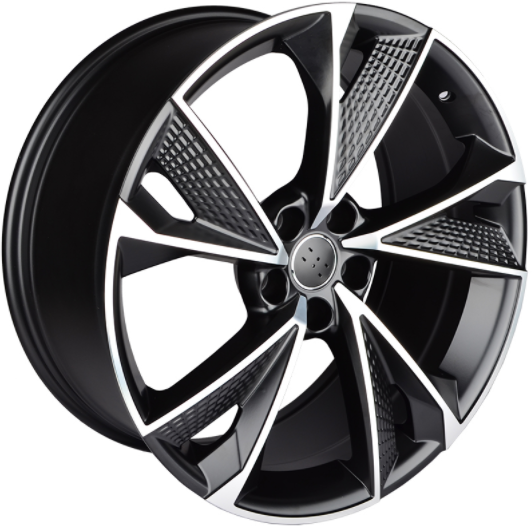 Powcan BK5749 9.5x21 5*112 ET25 DIA66.6 MSDB Литой