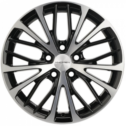 Khomen KHW 1705 7x17 5*114.3 ET45 DIA67.1 Black-FP Литой