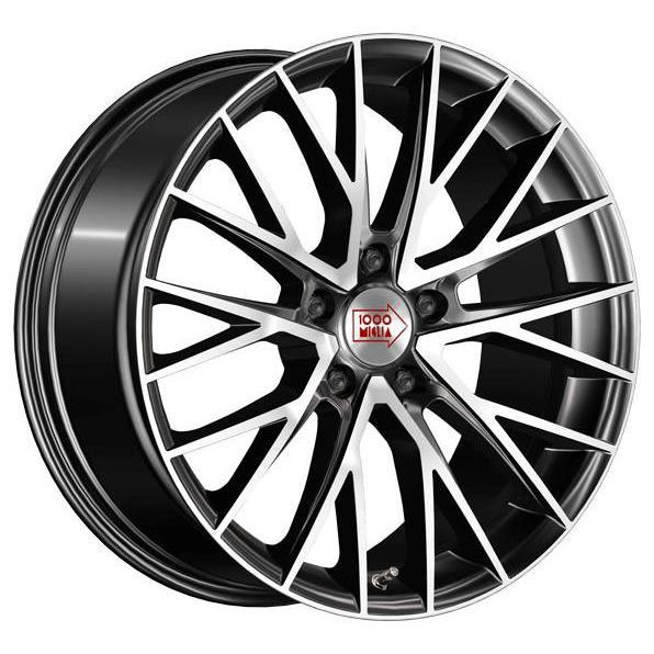 1000 Miglia MM1009 8x17 5*114.3 ET40 DIA67.1 Dark Anthracite Polished Литой