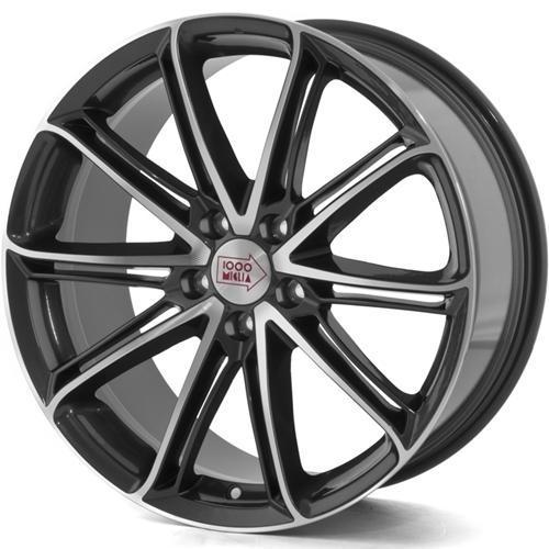 1000 Miglia MM1007 7.5x17 5*114.3 ET40 DIA67.1 Dark Anthracite Polished Литой