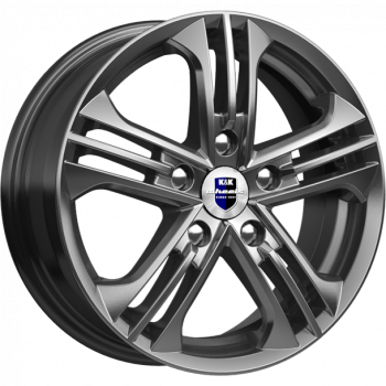 K&K Trinity 6x15 5*108 ET43 DIA67.1 Дарк платинум Литой