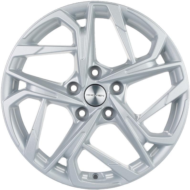 Khomen KHW 1716 7x17 5*110 ET46 DIA63.3 F-Silver Литой