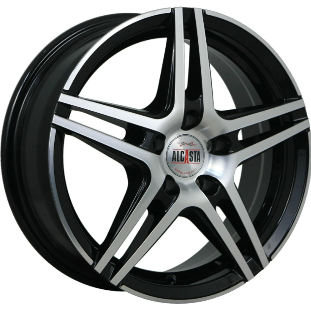 Alcasta M54 6x15 5*100 ET38 DIA57.1 BKF Литой