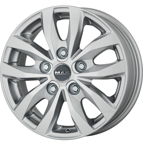 MAK Load 5 7x17 5*118 ET68 DIA71.1 Silver Литой