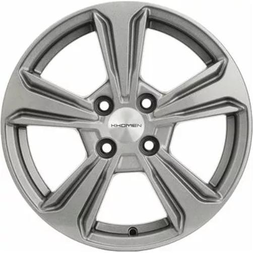 Khomen KHW 1502 6x15 4*100 ET45 DIA54.1 G-Silver Литой