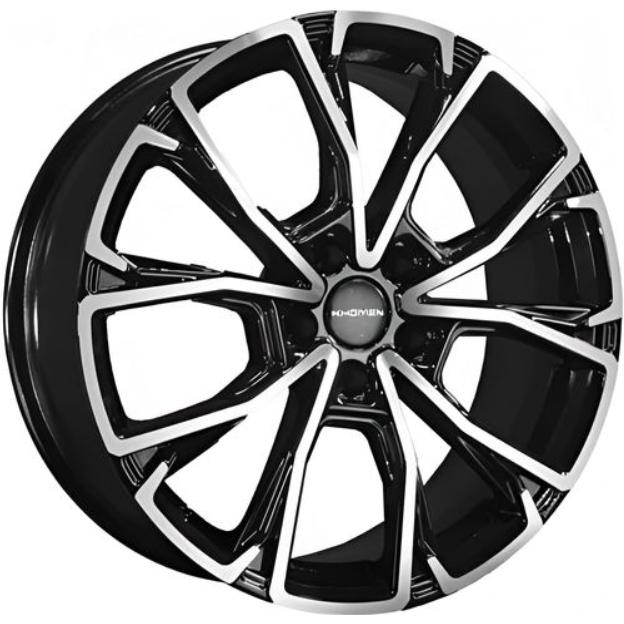 Khomen KHW 1907 7.5x19 5*120 ET30 DIA66.1 Black-FP Литой