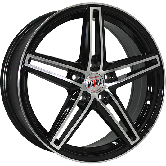 Alcasta M43 7x17 5*114.3 ET48 DIA56.1 BKF Литой