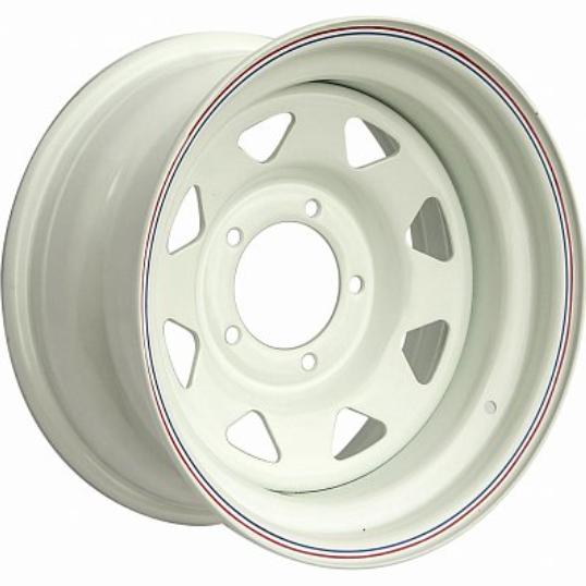 Off Road Wheels УАЗ 7x15 5*139.7 ET-19 DIA110.1 White Штампованный