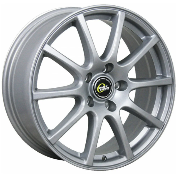 Cross Street CR-16 6x15 4*114.3 ET40 DIA67.1 Silver Литой