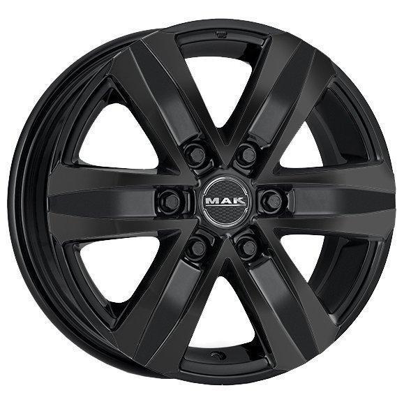 MAK Stone 6 8x18 6*130 ET53 DIA84.1 Gloss Black Литой
