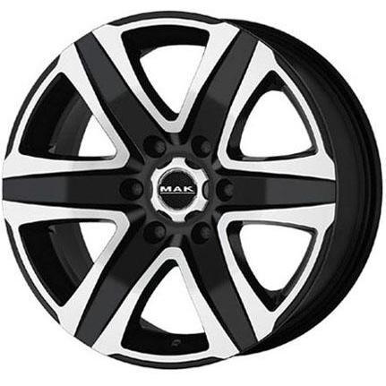 MAK Stone 6 8x18 6*130 ET53 DIA84.1 Black mirror Литой