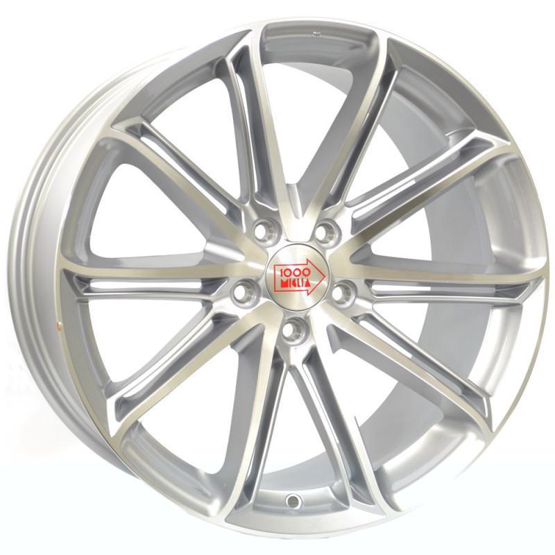 1000 Miglia MM1007 8.5x20 5*114.3 ET42 DIA72.6 Silver Gloss Polished Литой