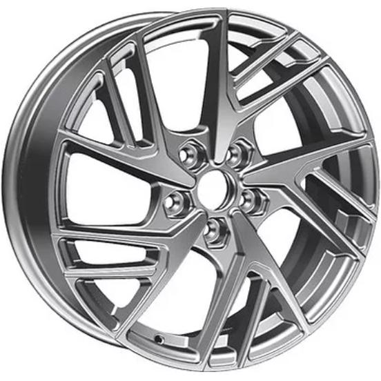 Khomen KHW 1722 6.5x17 5*114.3 ET45 DIA67.1 F-Silver Литой