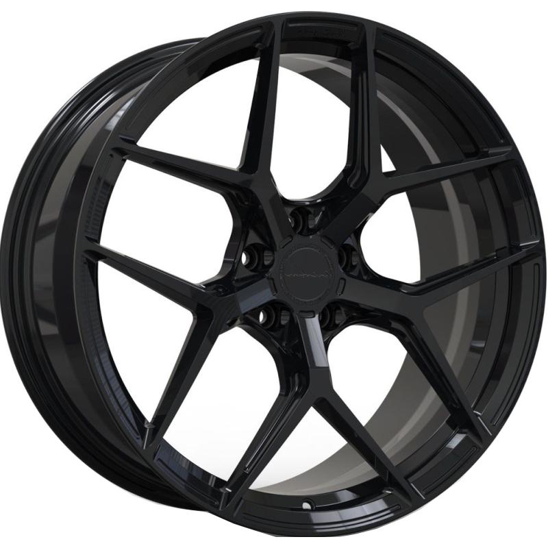 Brixton PF7 11.5x21 5*120 ET23 DIA74.1 Gloss Black Кованый