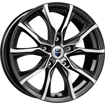 K&K Твист 7.5x17 5*120 ET34 DIA72.6 Алмаз черный Литой