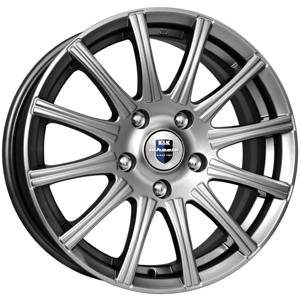 K&K Сиеста 5x13 4*98 ET29 DIA58.6 Дарк платинум Литой