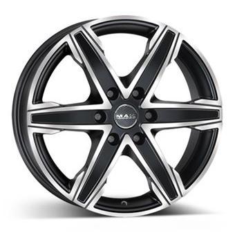 MAK King 6 6.5x16 6*139.7 ET10 DIA112 Ice Black Литой