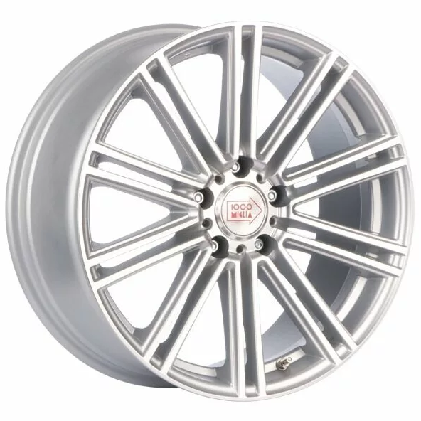 1000 Miglia MM1005 8.5x19 5*114.3 ET42 DIA67.1 Matt Silver Polished Литой