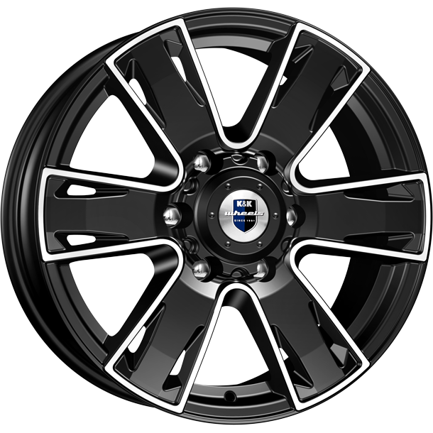 K&K Севенна 7x17 6*114.3 ET39 DIA67.1 Алмаз черный Литой