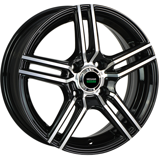 Megami MGM-1 6x15 5*114.3 ET43 DIA66.1 BKF Литой