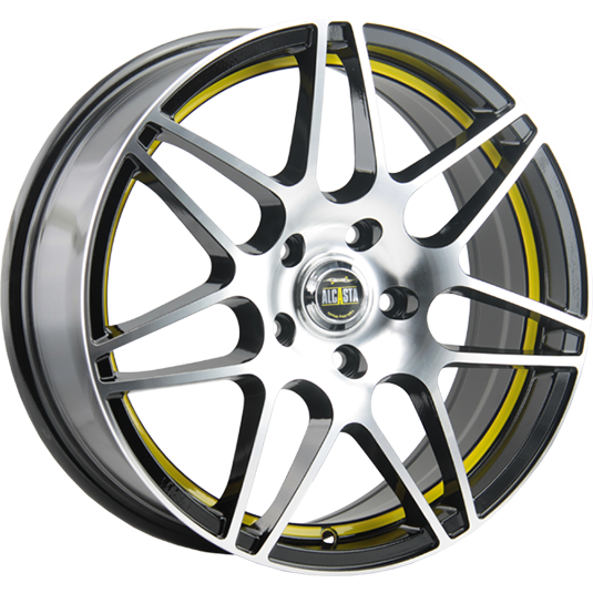 Alcasta M28 6.5x16 4*100 ET50 DIA60.1 BKFYSI Литой