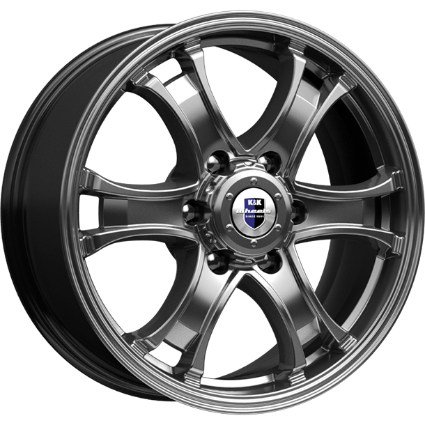 K&K Балеар 7.5x18 6*114.3 ET38 DIA67.1 Дарк платинум Литой