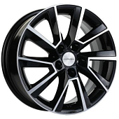 Khomen KHW 1507 6x15 5*100 ET40 DIA57.1 Black Литой