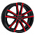 MAK Milano 6.5x16 5*108 ET45 DIA72.3 Black Red Face Литой