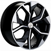 Khomen KHW 2006 8.5x20 5*112 ET37 DIA66.6 Black Литой