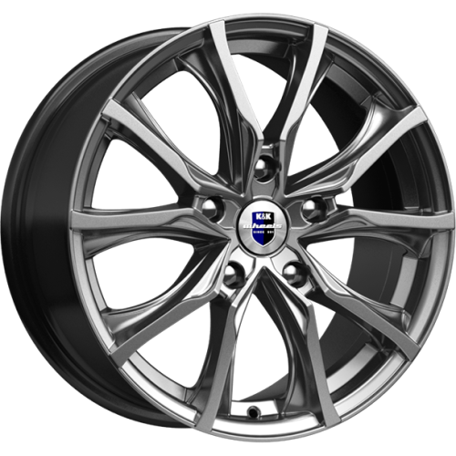 K&K Твист 7.5x17 5*120 ET34 DIA72.6 Дарк платинум Литой