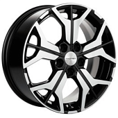 Khomen KHW 1715 7x17 5*110 ET46 DIA63.3 Black Литой