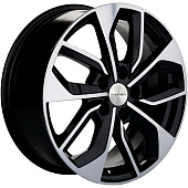 Khomen KHW 1703 7x17 5*112 ET46 DIA66.6 Black Литой